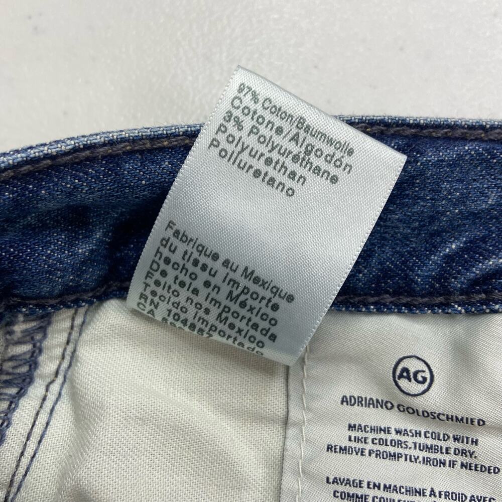 Adriano Goldschmied Women 25R Jeans Twisted Alexis‎ High Rise Straight Crop - Picture 10 of 15